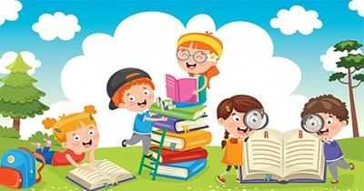 Bé vui ngày hội sách năm 2025