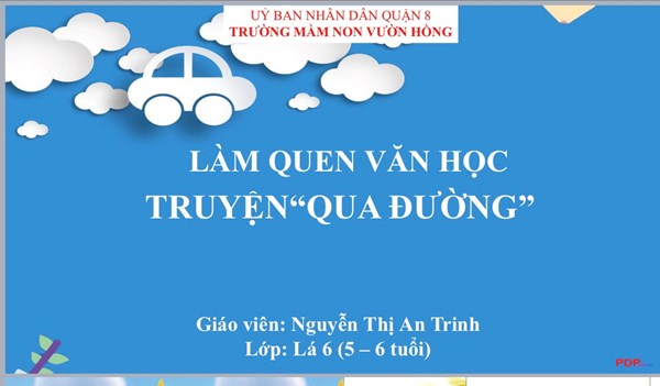 Làm quen văn học - truyện  qua đường 
