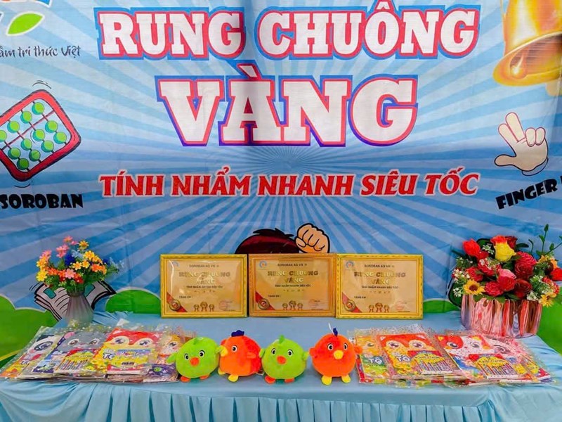 Bùng nổ cuộc thi:  Rung chuông vàng  - môn toán tư duy tại trường Mầm non Sao Việt